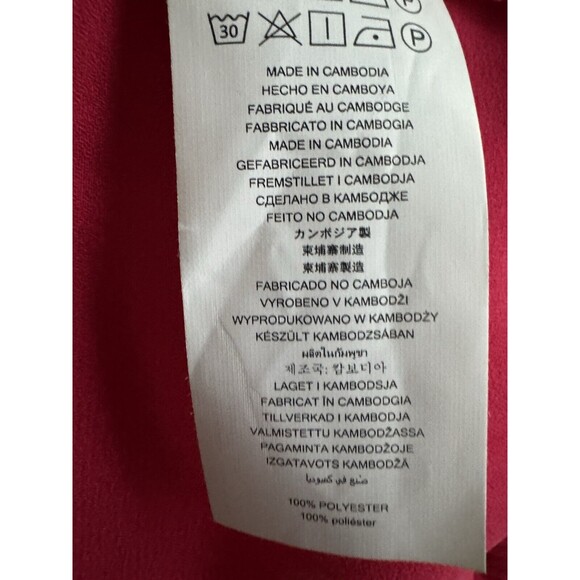 Michael Kors Women's Plus Size Off The Shoulder Top blouse Deep Pink 0X - Picture 11 of 13